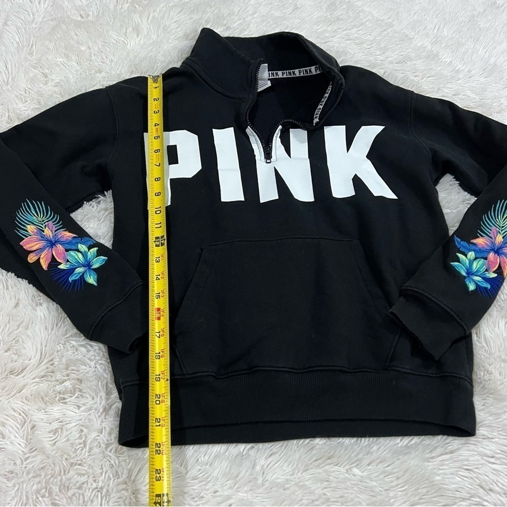 PINK Victoria's Secret Half Zip Pullover Sweater Size XS - Picture 5 of 10
